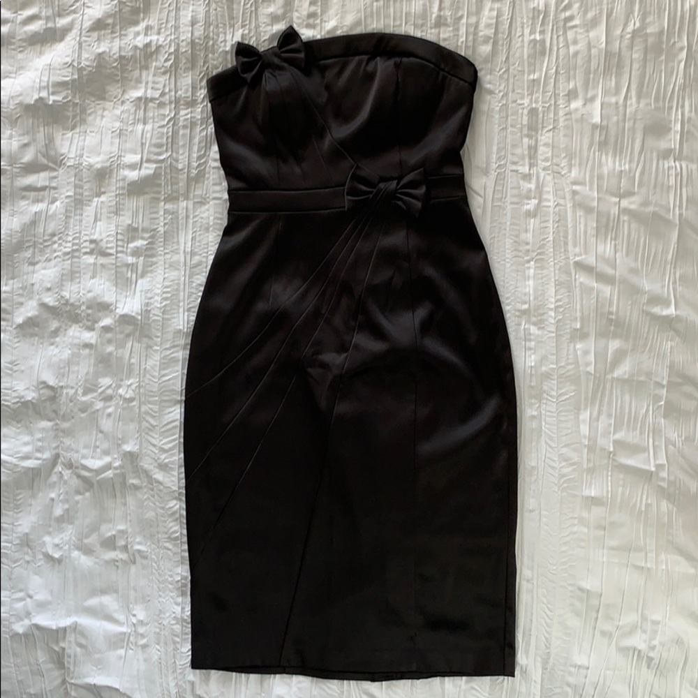 Black cocktail dress